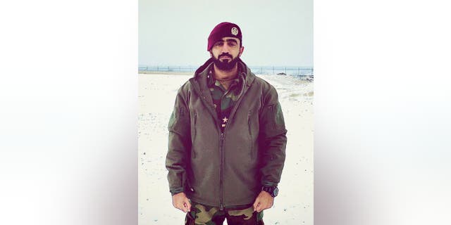 Photo of Abdul Wasi Safi, an American-trained special forces soldier who escaped from Taliban rule, fled to Texas and was arrested for crossing the border to seek asylum.