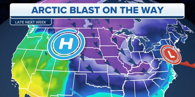 Arctic air is on the way for much of the U.S.