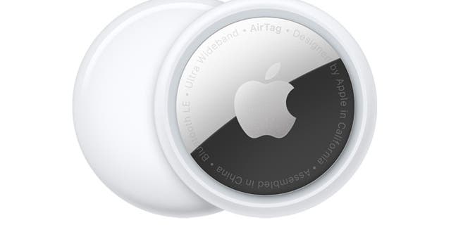 The small tracking device that connects to Apple's "Find My" network was found on the police car on Sunday in a small plastic baggie.