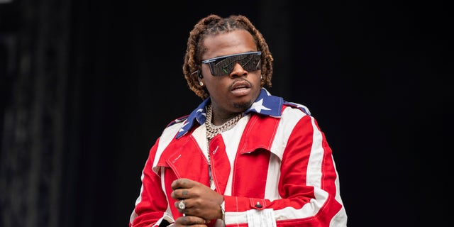 Rapper Gunna performs at the Wireless Music Festival Sep. 10, 2021. 