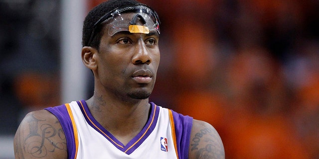 Suns forward Amar'e Stoudemire during the Western Conference finals in Phoenix, Arizona May 29, 2010.