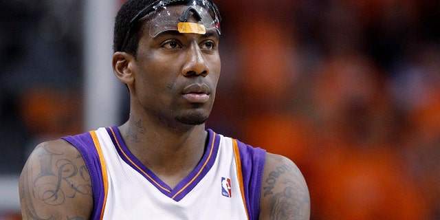 Suns forward Amar'e Stoudemire during the Western Conference finals in Phoenix, Arizona May 29, 2010.