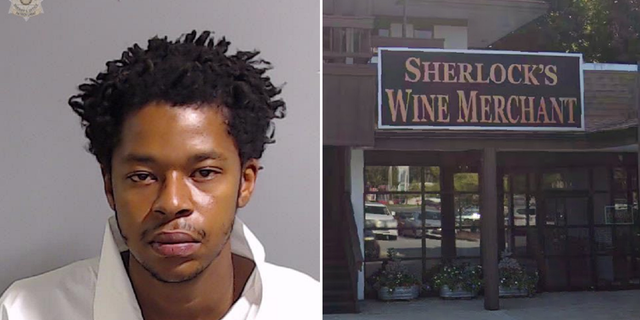 Antonio Brown, left, and the liquor store he allegedly robbed the same day Eleanor Bowles was killed, according to a report citing police.