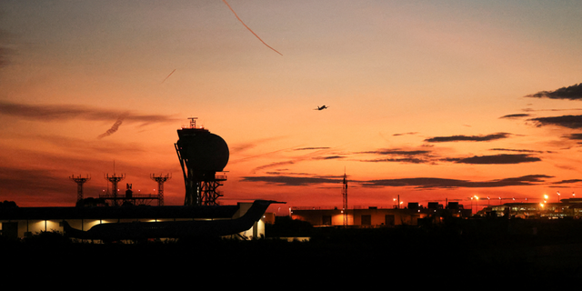 A plane takes off in Barcelona, Spain, on Nov. 3, 2022.