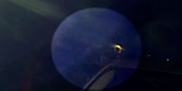 Screengrab from police video, zoomed in and highlighted.