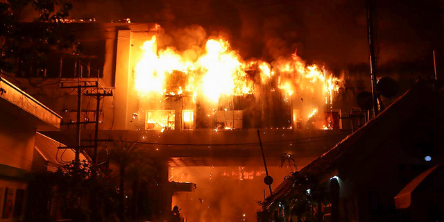 The Grand Diamond City casino and hotel fire lasted for around 14 hours before it was put out.