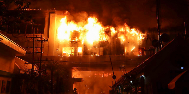 The Grand Diamond City casino and hotel fire lasted for around 14 hours before it was put out.