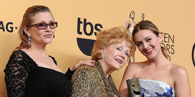 One day after Carrie Fisher died, her mother, Debbie Reynolds, died from a stroke at the age of 84.