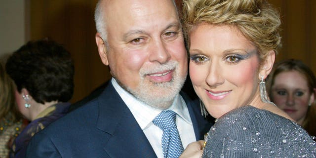 Celine Dion and husband René Angélil smile ahead of her debut in Las Vegas.