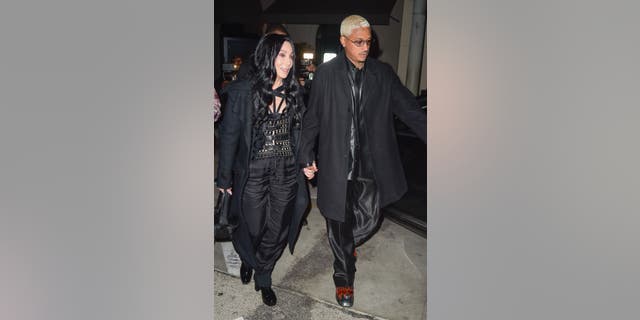 Cher and Alexander Edwards Nov. 2, 2022, in Los Angeles.