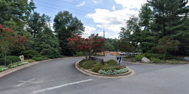 Entrance to Buddy Attic Lake Park in Greenbelt, Maryland