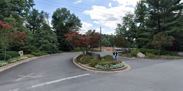 Entrance to Buddy Attic Lake Park in Greenbelt, Maryland