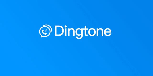 Dingtone ब्रान्ड नाम को लेबल।