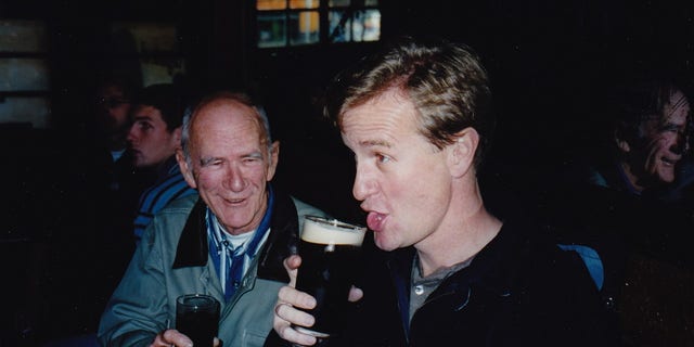 Steve Doocy and his father on a trip to Ireland