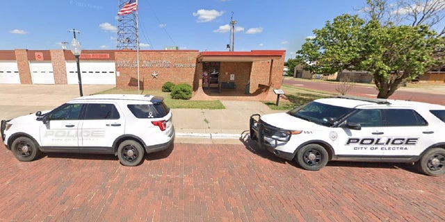 The Electra Police Department. A woman allegedly left buckets of human waste outside the police station in November. 