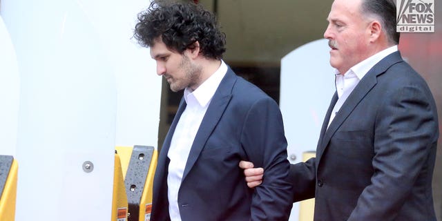 Sam Bankman-Fried leaves Federal Court in New York City on Thursday, December 22, 2022. The former CEO of FTX and Alameda has been released on $250M bail.