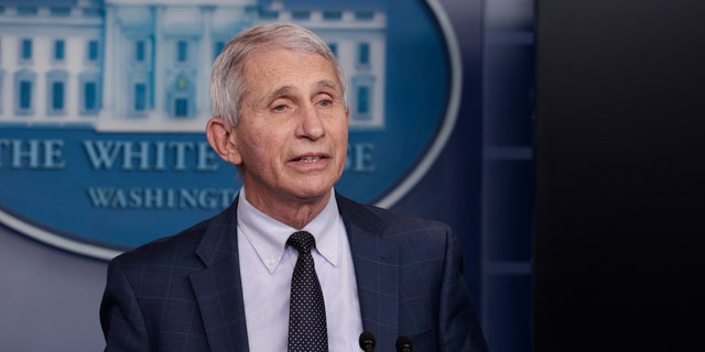 WASHINGTON, DC - DECEMBER 01: Dr. Anthony Fauci, Director of the National Institute of Allergy and Infectious Diseases and the Chief Medical Advisor to the President, gives an update on the Omicron COVID-19 variant during the daily press briefing at the White House on December 01, 2021 in Washington, DC. The first case of the omicron variant in the United States has been confirmed today in California.