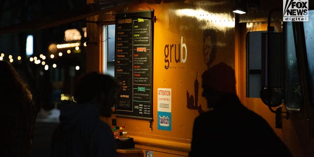 The Grub food truck is seen on Main Street in Moscow, Idaho on Friday, December 2, 2022. One of the last places that the victims of the November 13 quadruple homicide were seen was around the food truck, as captured in surveillance video.