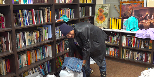 Gerardo Gutierrez from Nicaragua is one of over 100 migrants staying at the Rescue Mission of El Paso in mid-December.