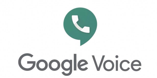 Graphic of the Google voice logo.