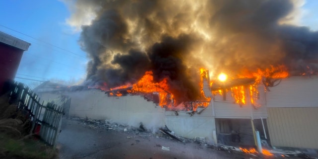 Fire destroys the facility of The Place Church in Gastonia, North Carolina, on Christmas Day.