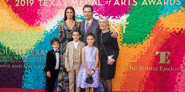 Matthew McConaughey has three children with wife Camila Alves. They married in 2012.