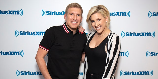 Todd Chrisley has been helping his daughter stay optimistic during their family's difficult time.