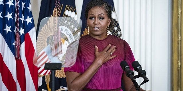 La ex primera dama de los Estados Unidos, Michelle Obama, en Washington, DC, EE. UU., el miércoles 7 de septiembre de 2022. 