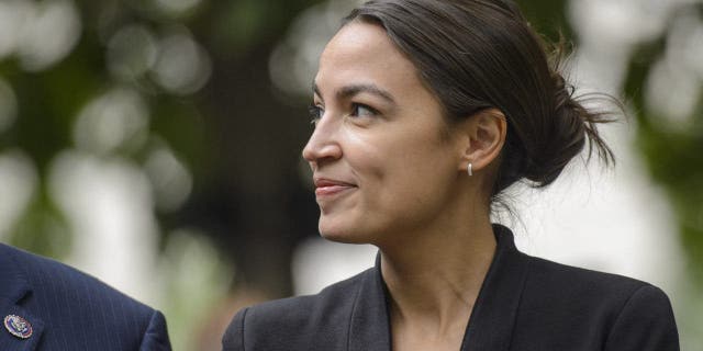 Rep. Alexandria Ocasio-Cortez, D-N.Y., wouldn't say whether she was planning to challenge incumbent New York Democratic Senator Kirsten Gillibrand.