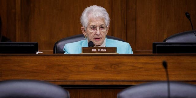 Representative Virginia Foxx, a Republican from North Carolina, speaks during a hearing in Washington, DC, US, on Thursday, Sept. 29, 2022. 