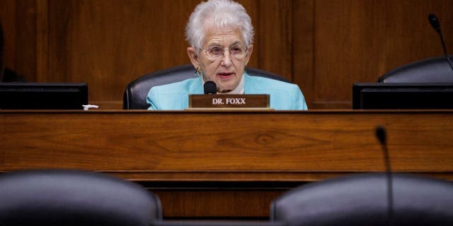 Representative Virginia Foxx, a Republican from North Carolina, speaks during a hearing in Washington, DC, US, on Thursday, Sept. 29, 2022. 