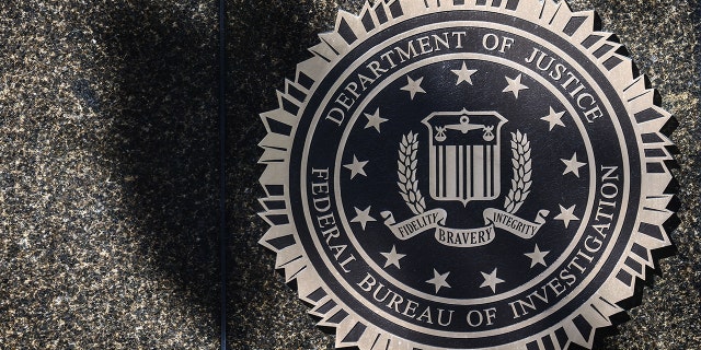 Federal Bureau of Investigation emblem is seen on the headquarters building in Washington DC, United States, on October 20, 2022. 