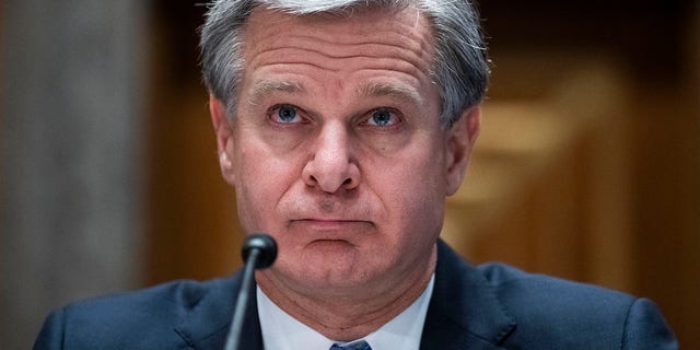 FBI Director Chris Wray testifies during the Senate Homeland Security and Governmental Affairs Committee hearing titled Threats to the Homeland, in the Dirksen Senate Office Building on Thursday, November 17, 2022. 