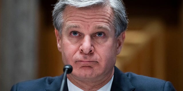 FBI Director Chris Wray testifies during the Senate Homeland Security and Governmental Affairs Committee hearing titled Threats to the Homeland, in the Dirksen Senate Office Building on Thursday, November 17, 2022. 