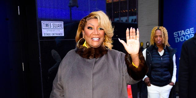 Patti LaBelle is seen outside "Good Morning America" on November 23, 2022, in New York City.  