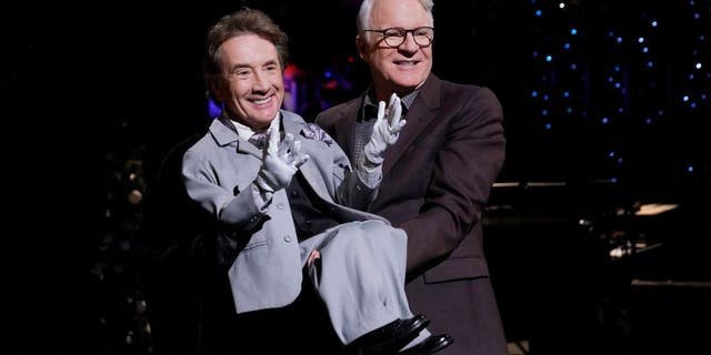 Hosts Martin Short and Steve Martin during Promos in Studio 8H on Tuesday, Dec. 6, 2022.