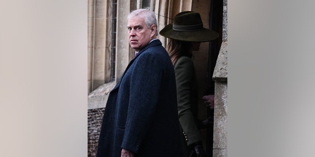 Prince Andrew is spotted directly alongside the Duchess of Wales, Kate Middleton on Christmas morning.