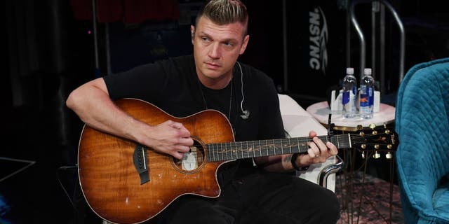 Backstreet Boys’ Nick Carter performs at the Venetian Resort on Aug. 19, 2021 in Las Vegas, Nevada.