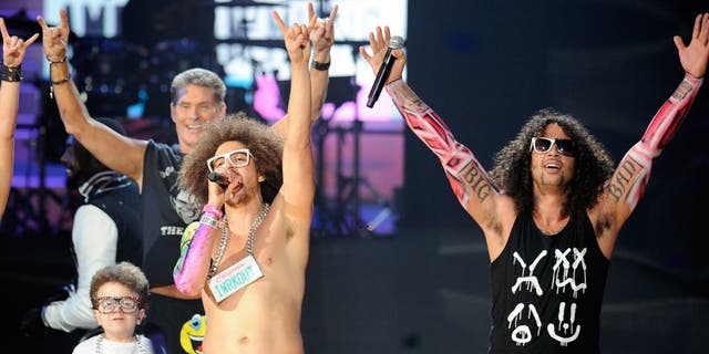 Cahill also joined electronic music duo LMFAO on stage for a performance at the 2011 American Music Awards.