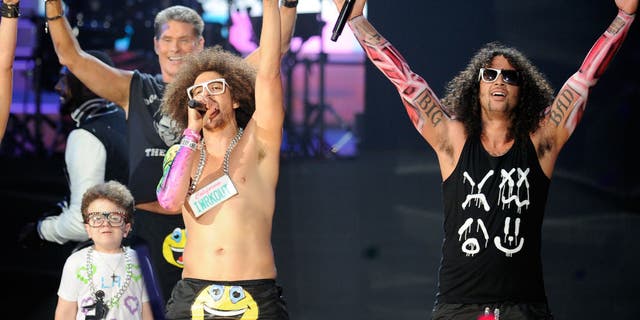 Cahill also joined electronic music duo LMFAO on stage for a performance at the 2011 American Music Awards.