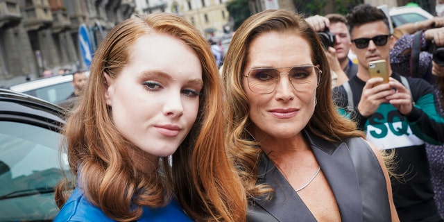 Brooke Shields and her daughter, Grier Henchy, attended Milan Fashion Week in 2021.