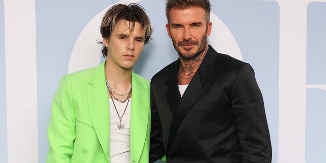 David and Victoria Beckham's son Cruz Beckham, 17.