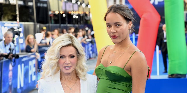 Donna Mills was 54 when she adopted her daughter, Chloe, in 1996. The duo attended the U.K. premiere of "Nope" in July.