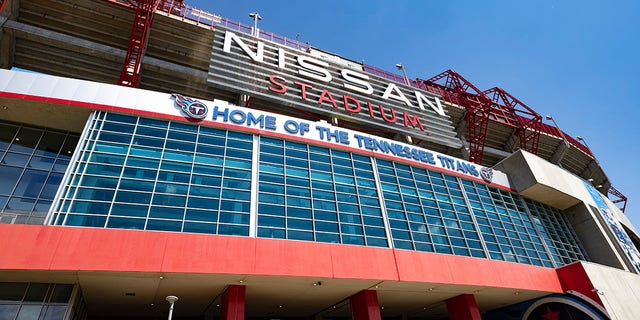 Exterior view of Nissan Stadium before a preseason game between the Tennessee Titans and the Arizona Cardinals at Nissan Stadium on August 27, 2022 in Nashville, Tennessee.