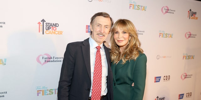 Jaclyn Smith and her husband of 25-years Dr. Brad Allen attended the Farrah Fawcett Foundation Tex-Mex Fiesta Benefit this past year.