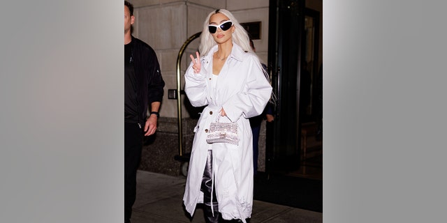 Kim Kardashian has frequently been pictured dressed head to toe in Balenciaga.