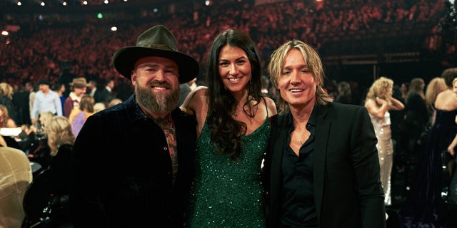 Zac Brown, Kelly Yazdi and Keith Urban attend the 56th Annual Country Music Association Awards in November.