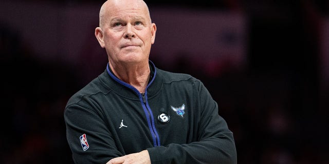 Hornets head coach Steve Clifford during the Washington Wizards game at Spectrum Center on Dec. 2, 2022, in Charlotte, North Carolina.