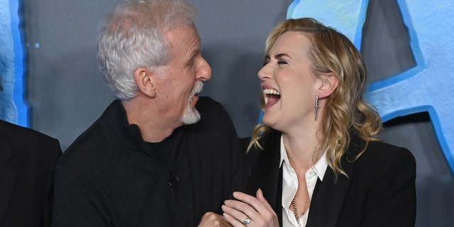 James Cameron joked that Kate Winslet isn't competitive.