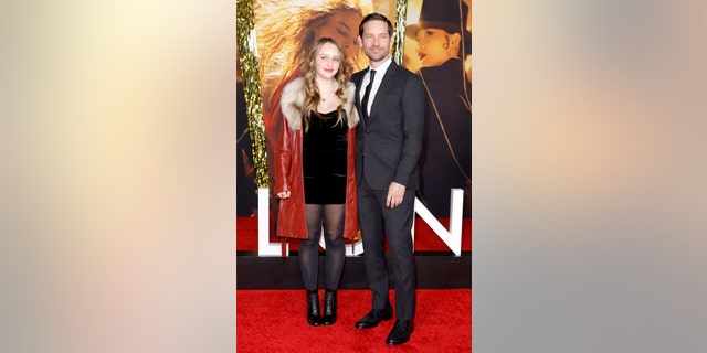 Tobey Maguire and his daughter, Ruby Sweetheart Maguire, attended the Global premiere Screening of "Babylon."